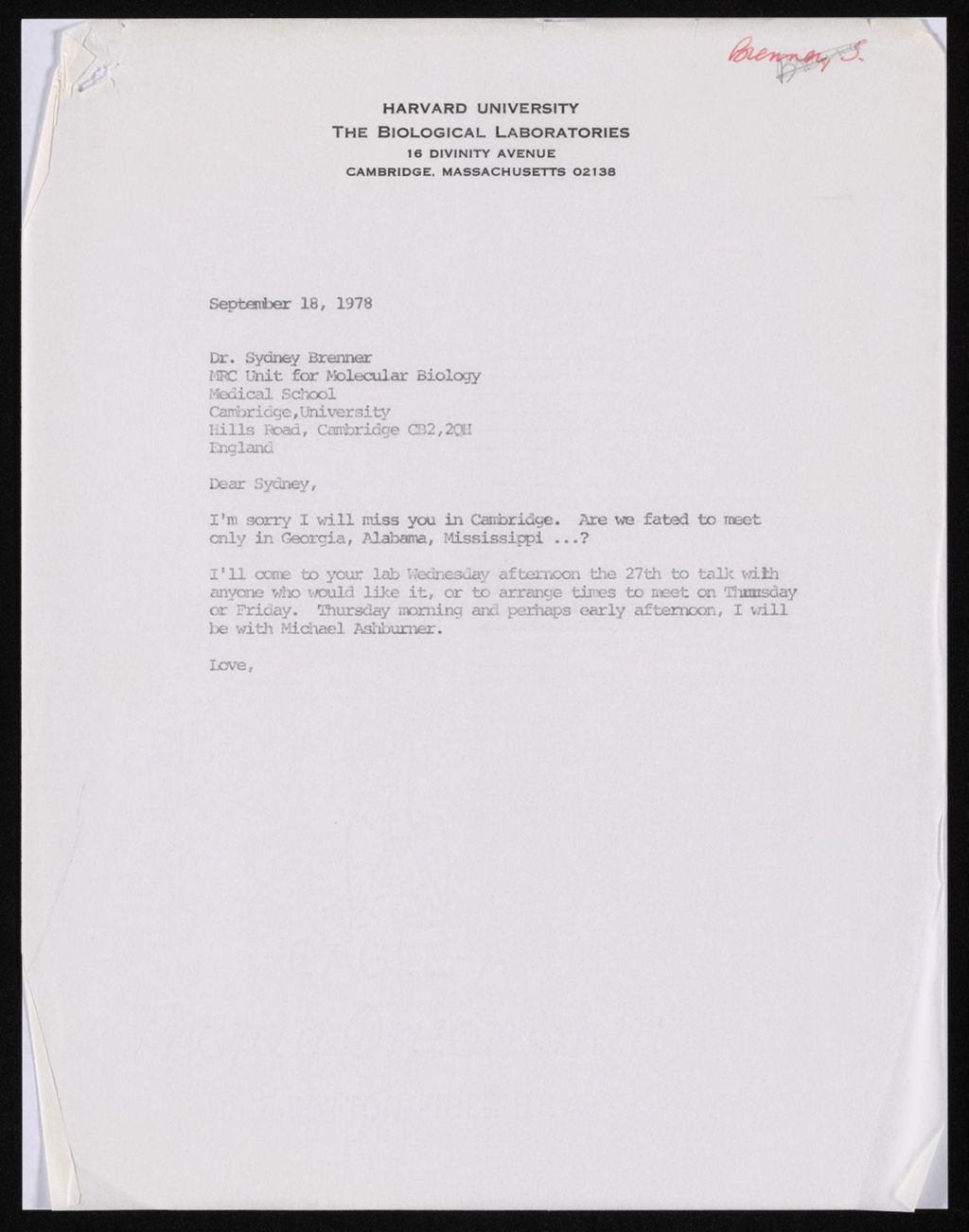 Miniature of Brenner, Sydney, 1958 - 1978