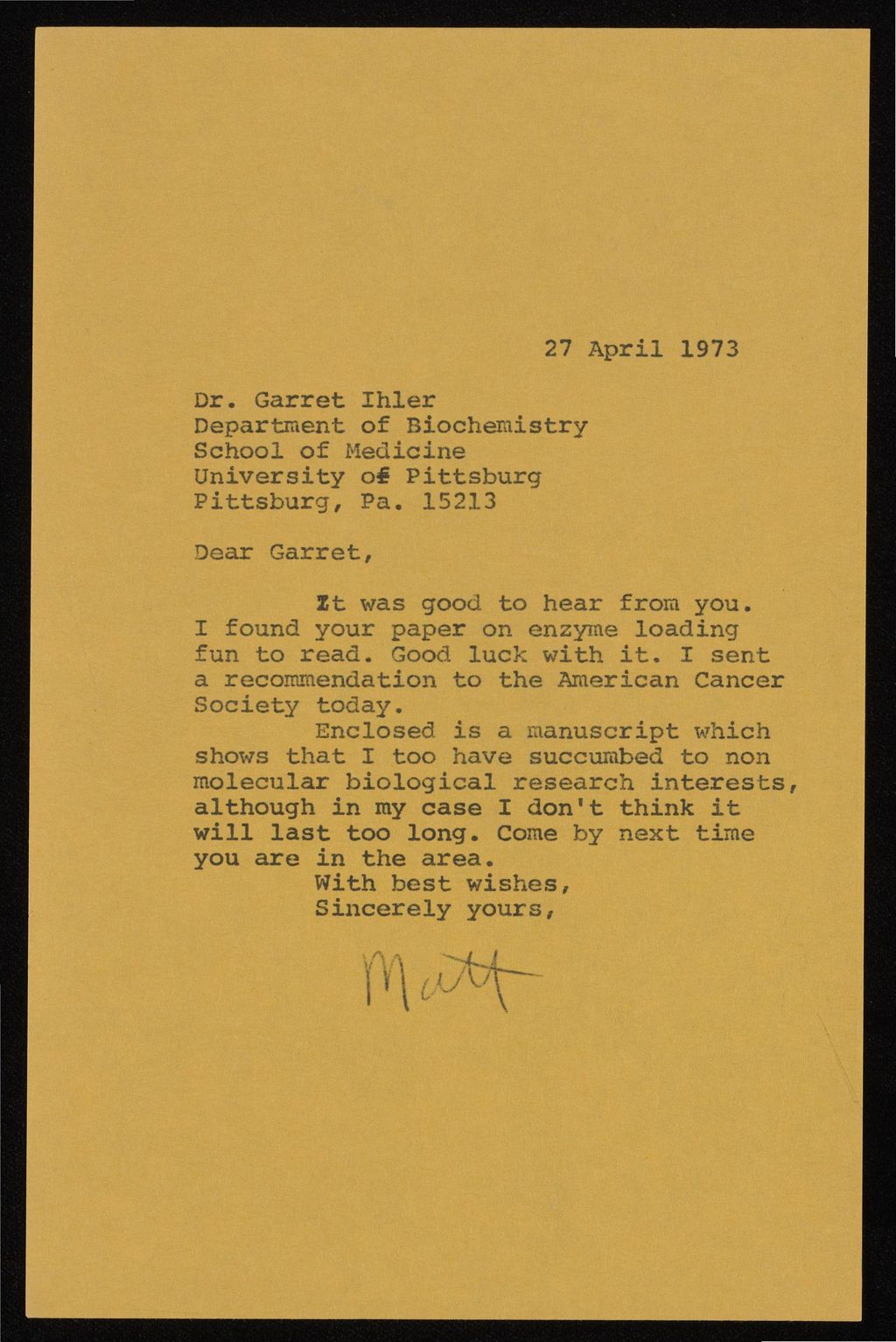 Miniature of Ihler, 1968 - 1973