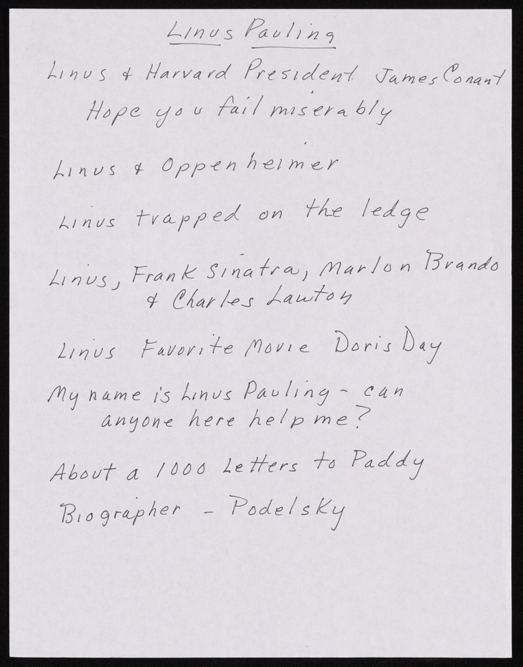 Miniature of Pauling, Linus (2 of 2), 1951 - 2012