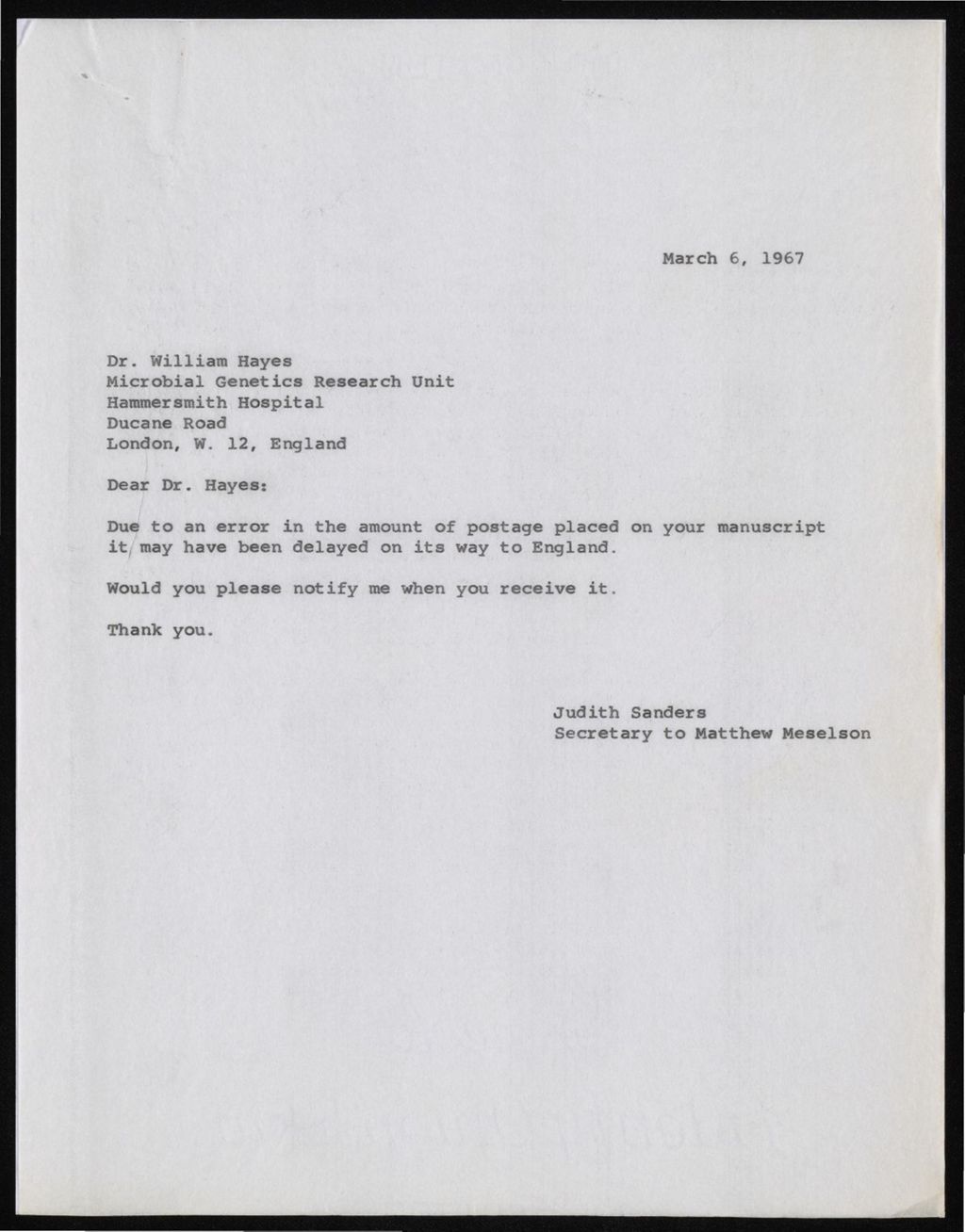 Miniature of Harvard, 1967