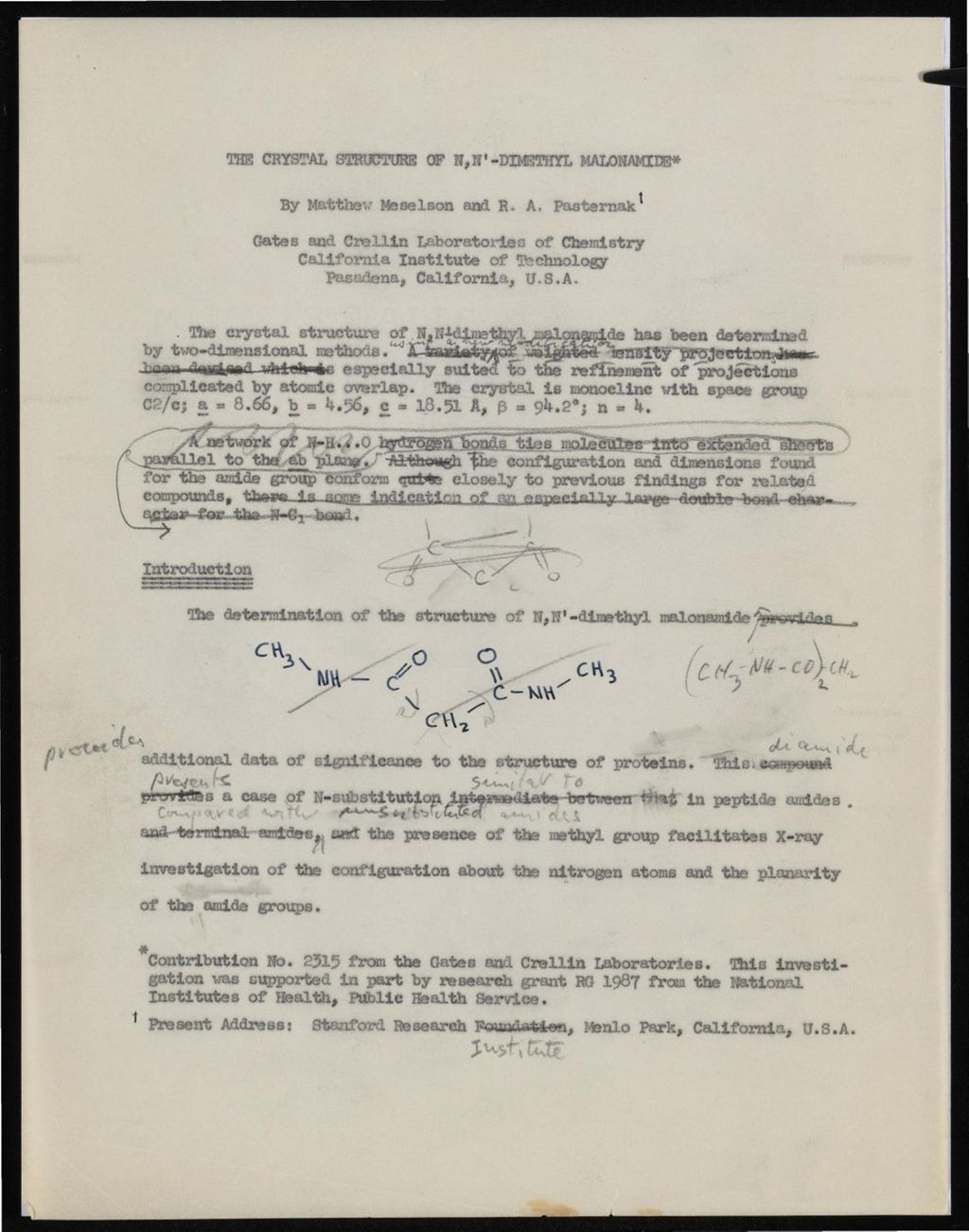 Miniature of Report Drafts, 1955 - 1957