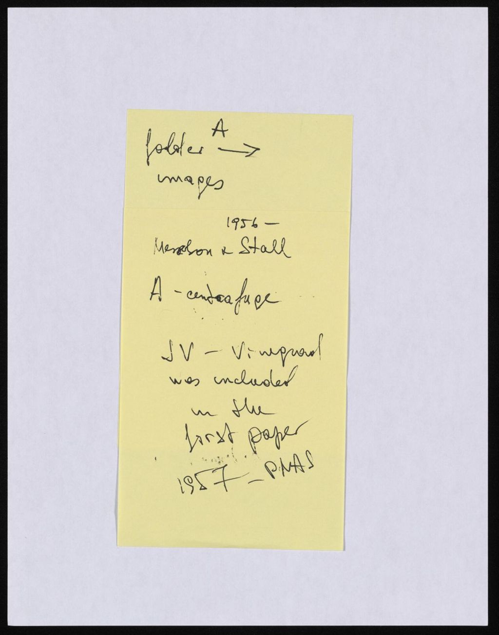 Miniature of Centrifuge Maps (1 of 3), 1956 - 1957