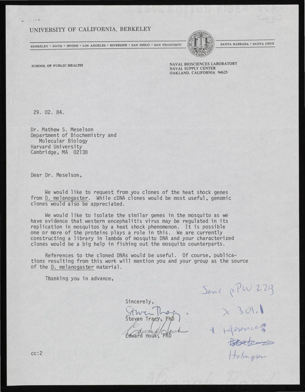Miniature of Plasmid Requests (4 of 4), 1977 - 1986