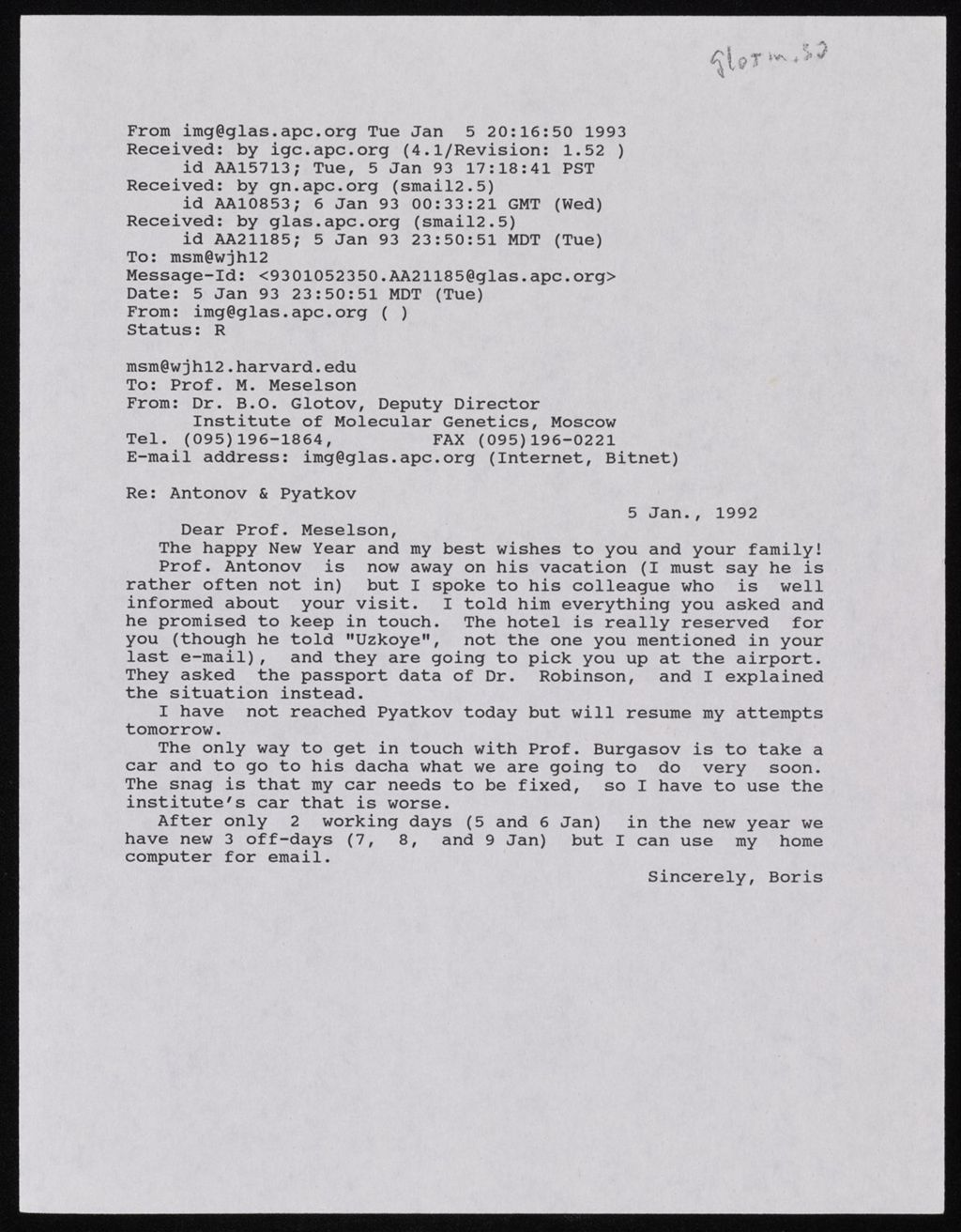 Miniature of January-June 1992