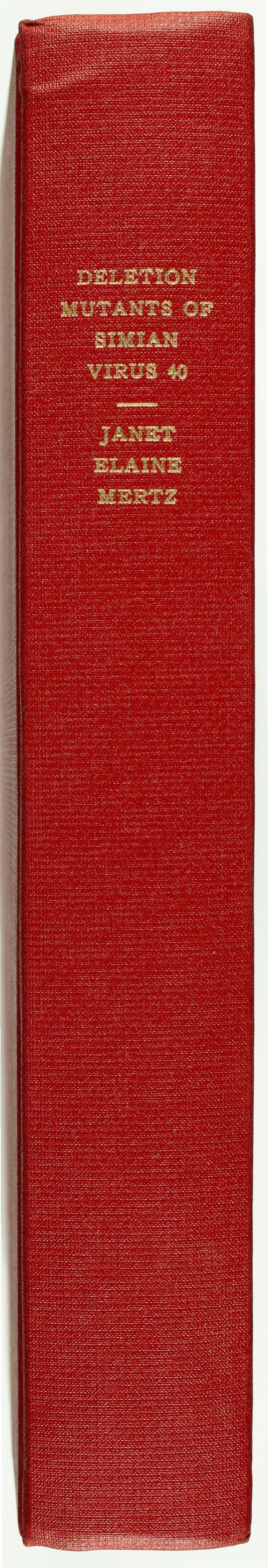 Thesis: Deletion Mutation of Simian Virus 40, 1975